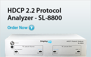 HDCP 2.0 Protocol Analyzer SL-8800